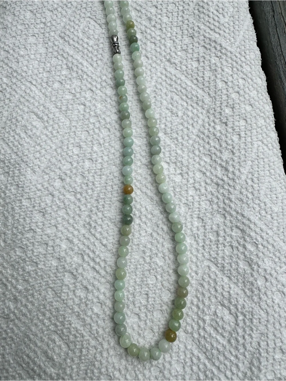Natural Multicolor Jade Necklace 18 inch